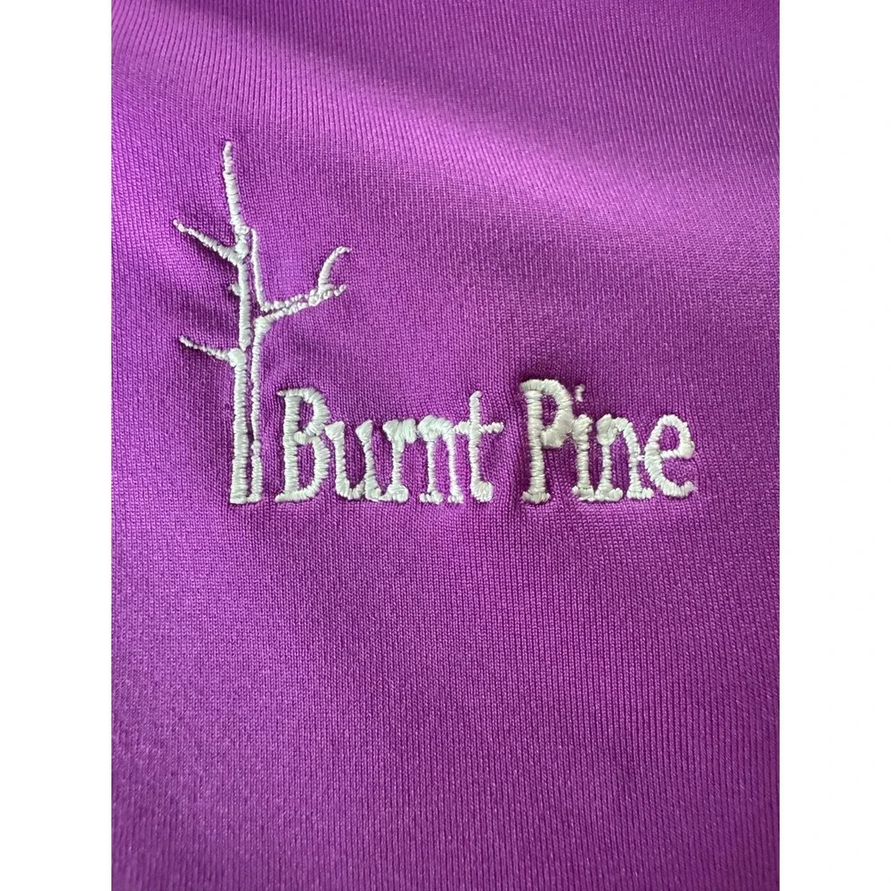 RLX Ralph Lauren Golf Polo Shirt Mens XL Purple Burnt Pine Stretch Performance